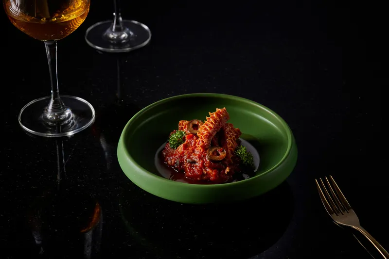 小米酒辣椒番茄燉牛肚