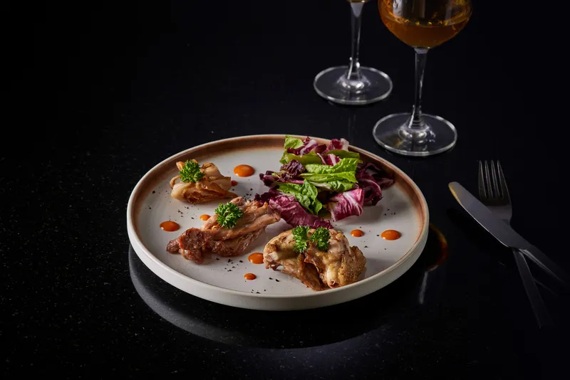 土雞松坂肉拼盤辣味美乃滋