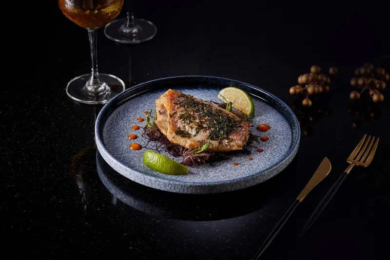 刺蔥烤紅尼羅魚